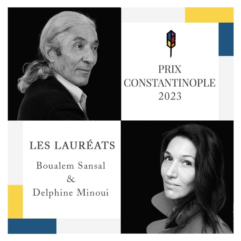 Boualem Sansal Et Delphine Minoui Lauréats Du Prix Constantinople ...