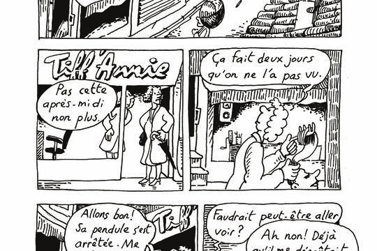Bruno Heitz, "Les dessous de Saint-Saturnin, vol. 2 : Tiff'Annie" (Gallimard BD) : Partie de campagne.jpg