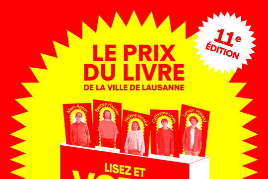 Visuel Prix du livre de la ville de Lausanne 2024