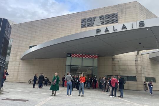 Palais des congrès de Dijon, pendant le 53e congrès de l'ADBU