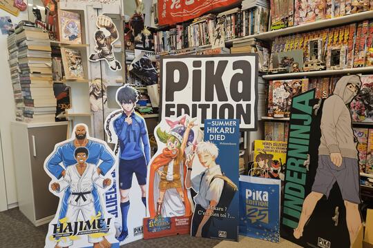 25 ans de mangas dans les bureaux de Pika