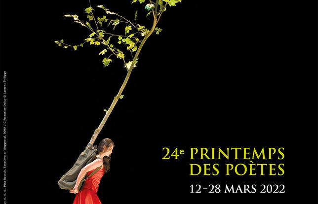 L'affiche de la 24e édition du Printemps des poètes 