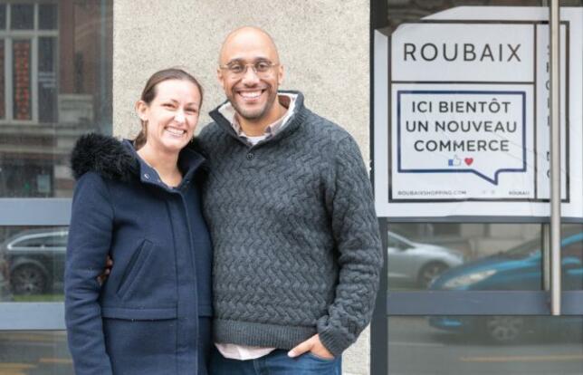 Capucine et Ismail Said Mohamed, fondateurs de Combo à Roubaix (Hauts-de-France)