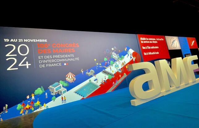 Congrès 2024 de l'Association des maires de France.