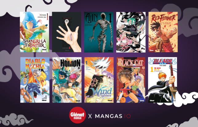 Oeuvres Glénat intégrées au catalogue Mangas.io