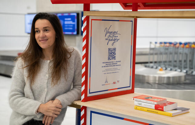 Sophie Astrabie, marraine de « Voyage au cœur des pages »