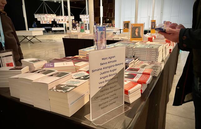 Librairie du festival Altantide 2025, au LU, à Nantes