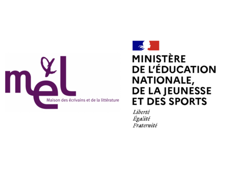 Logo Maison des écrivains et ministère de l'Education