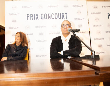 Kamel Daoud le 4 novembre 2024 lors de la remise du prix Goncourt