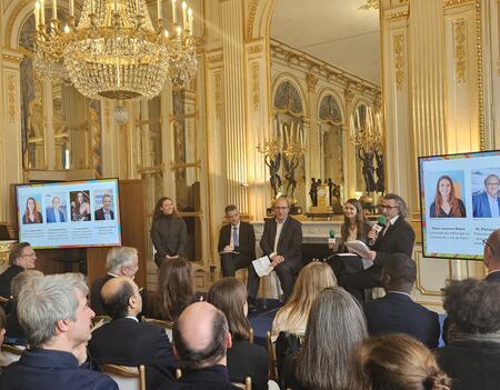 Conférence de presse du Festival du Livre de Paris animée par son directeur général Pierre-Yves Bérenguer