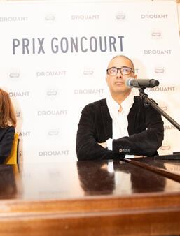 Kamel Daoud le 4 novembre 2024 lors de la remise du prix Goncourt