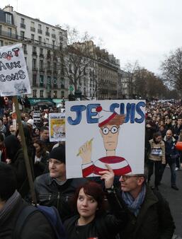 Manifestation hommage Charlie Hebdo 11 janvier 2015