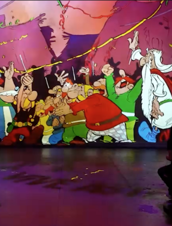 Astérix à l'Atelier des Lumières