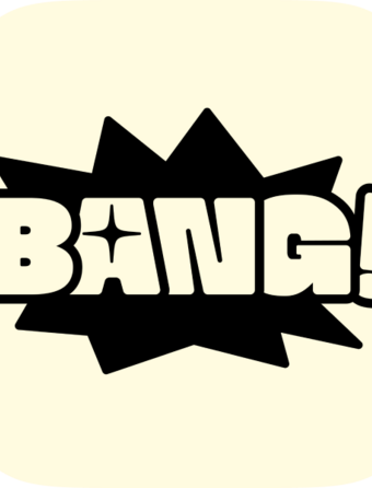 Logo de l'application Bang! disponible sur les plateformes de téléchargement