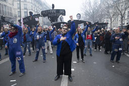 Manifestation réforme des retraites janvier 2023