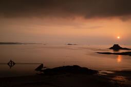 Vue depuis Saint-Malo, sur la Manche