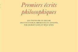 Oeuvres completes Vol 1 Premiers ecrits philo_Gallimard_.jpg